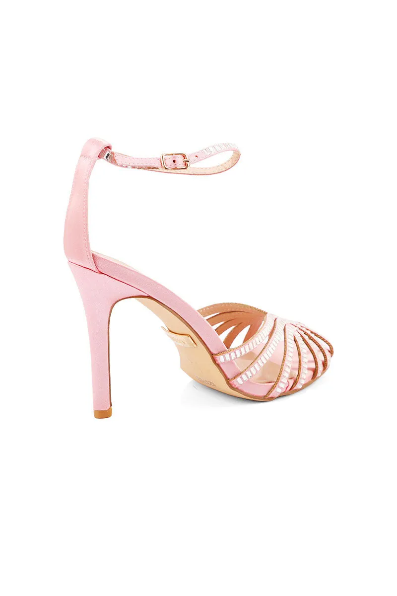 Party Wear Sandal I23703-Nude Pink