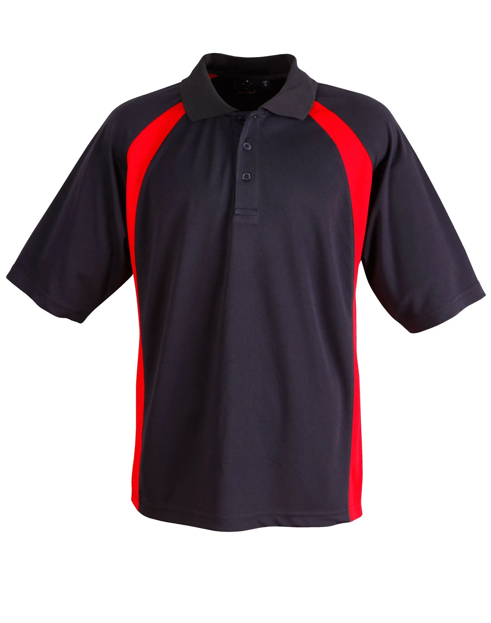 [PS30] Men's CoolDry Micro-mesh Contrast Colour Polo