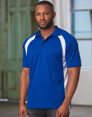 [PS30] Men's CoolDry Micro-mesh Contrast Colour Polo