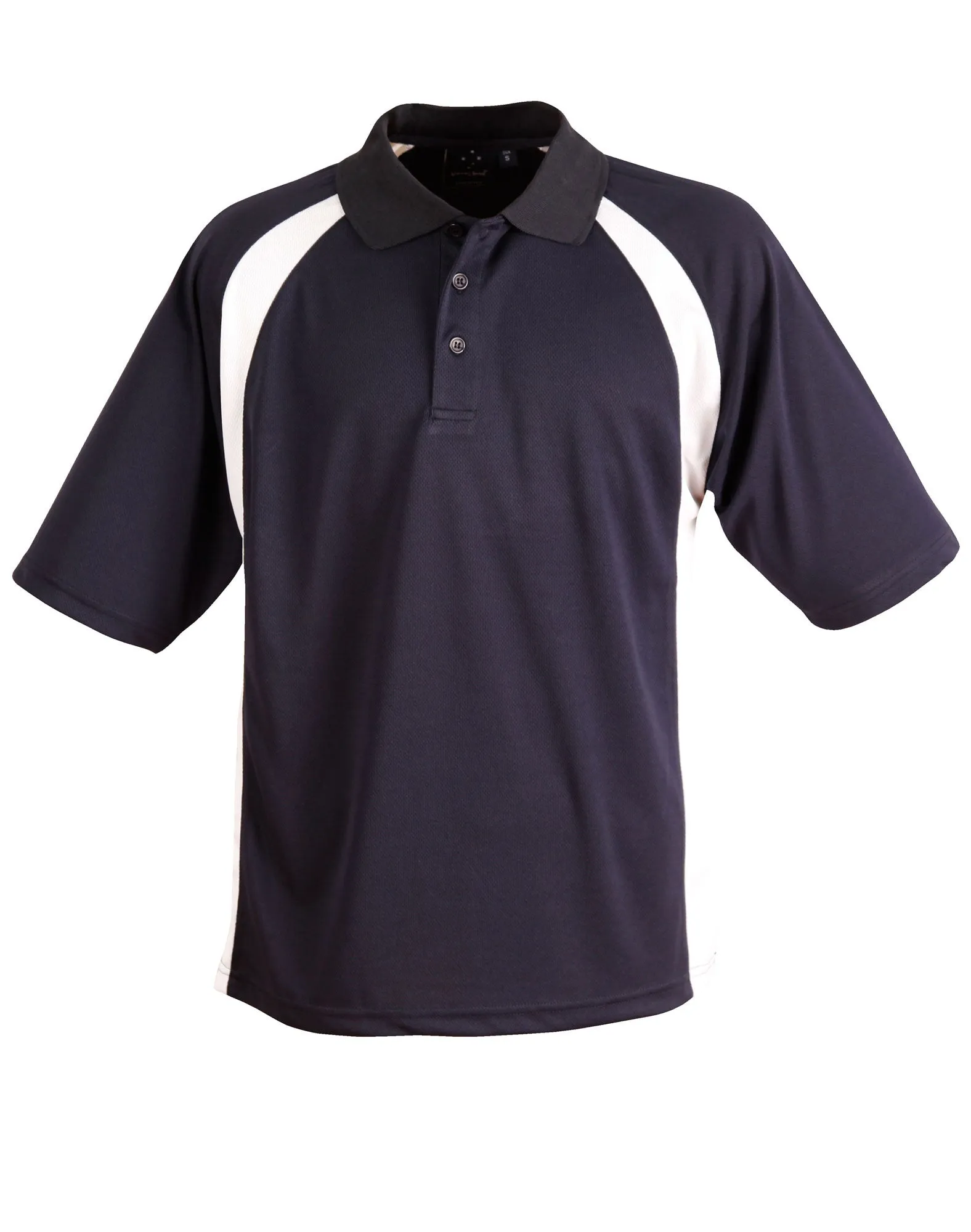 [PS30] Men's CoolDry Micro-mesh Contrast Colour Polo