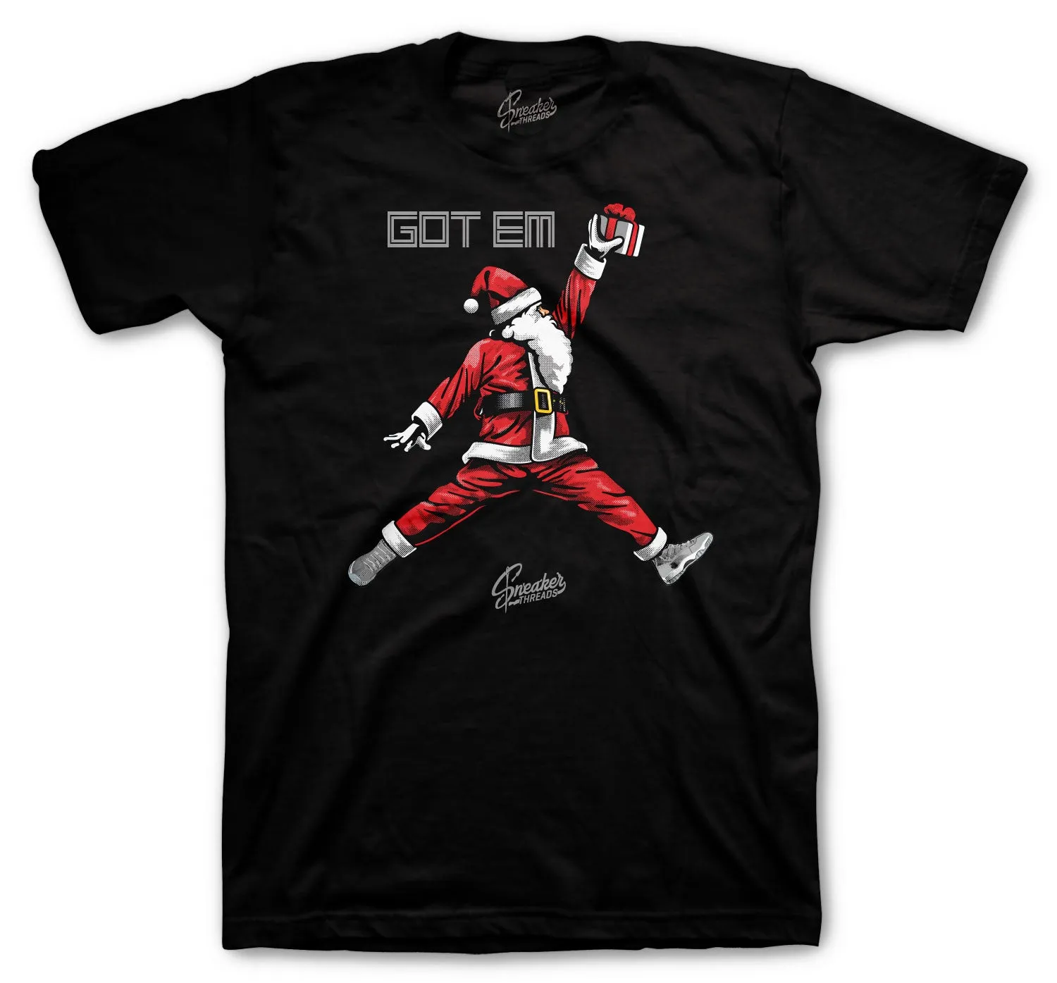 Retro 11 Cool Grey Air Santa Shirt