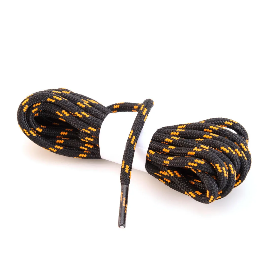 Round Hiking Boot Laces - Grey Black