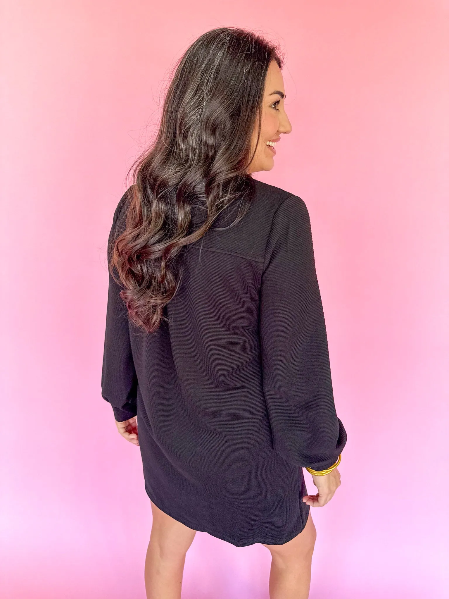 See You Soon Dress - Black