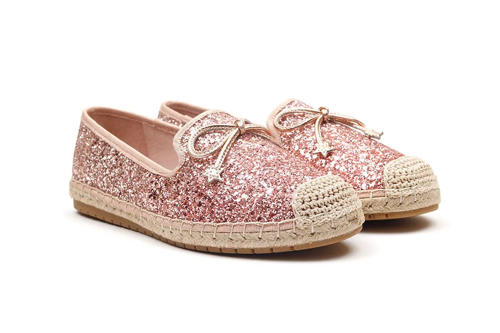 STARLIGHT BOW GLITTER ESPADRILLES