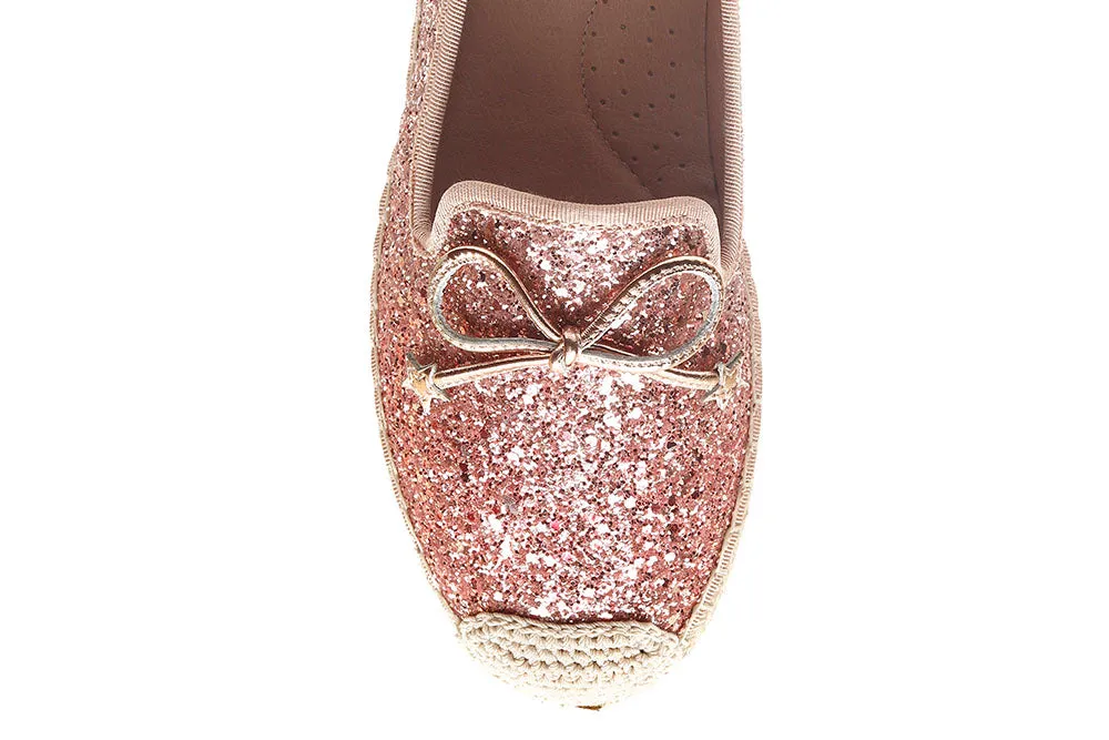STARLIGHT BOW GLITTER ESPADRILLES