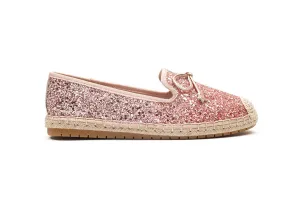 STARLIGHT BOW GLITTER ESPADRILLES