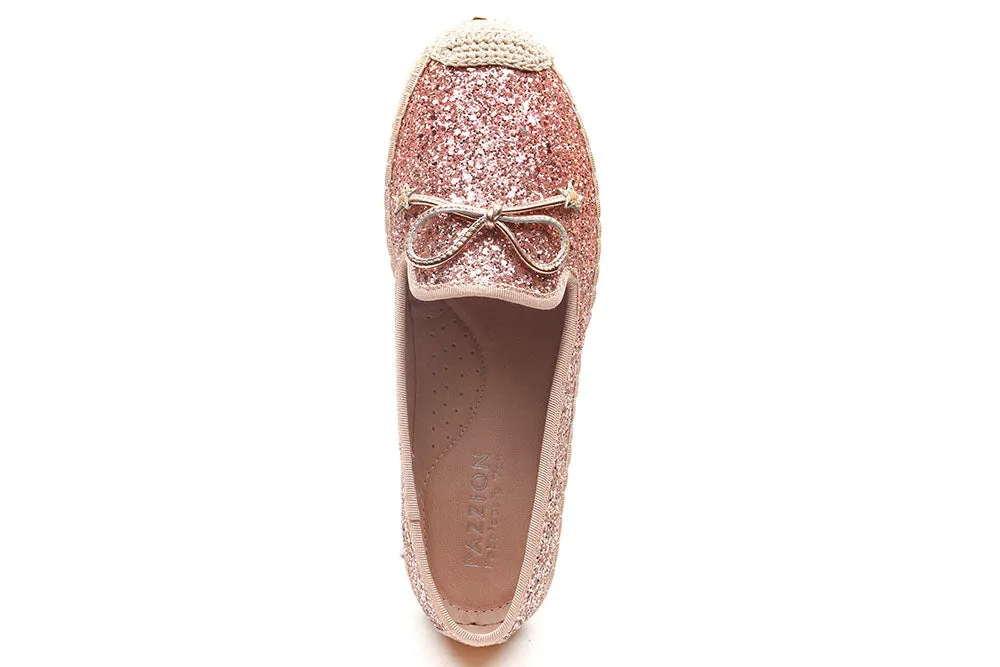 STARLIGHT BOW GLITTER ESPADRILLES