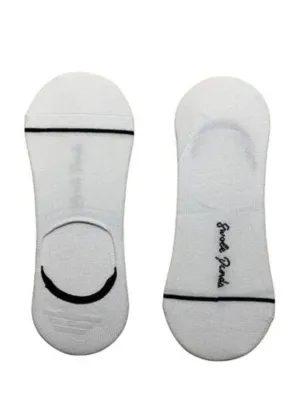 Swole Panda White No Show Socks