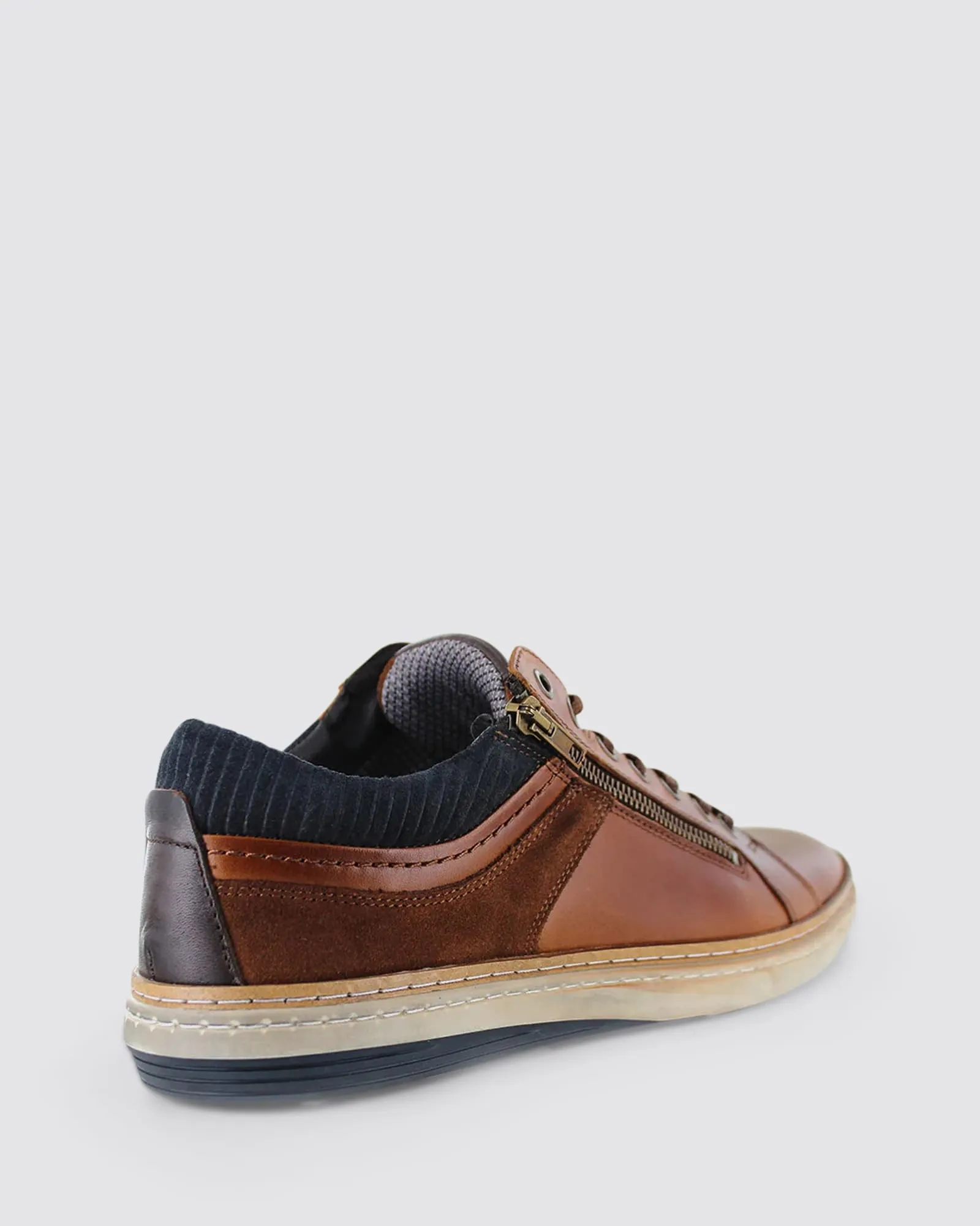 WHISTLE SNEAKERS TAN LEATHER