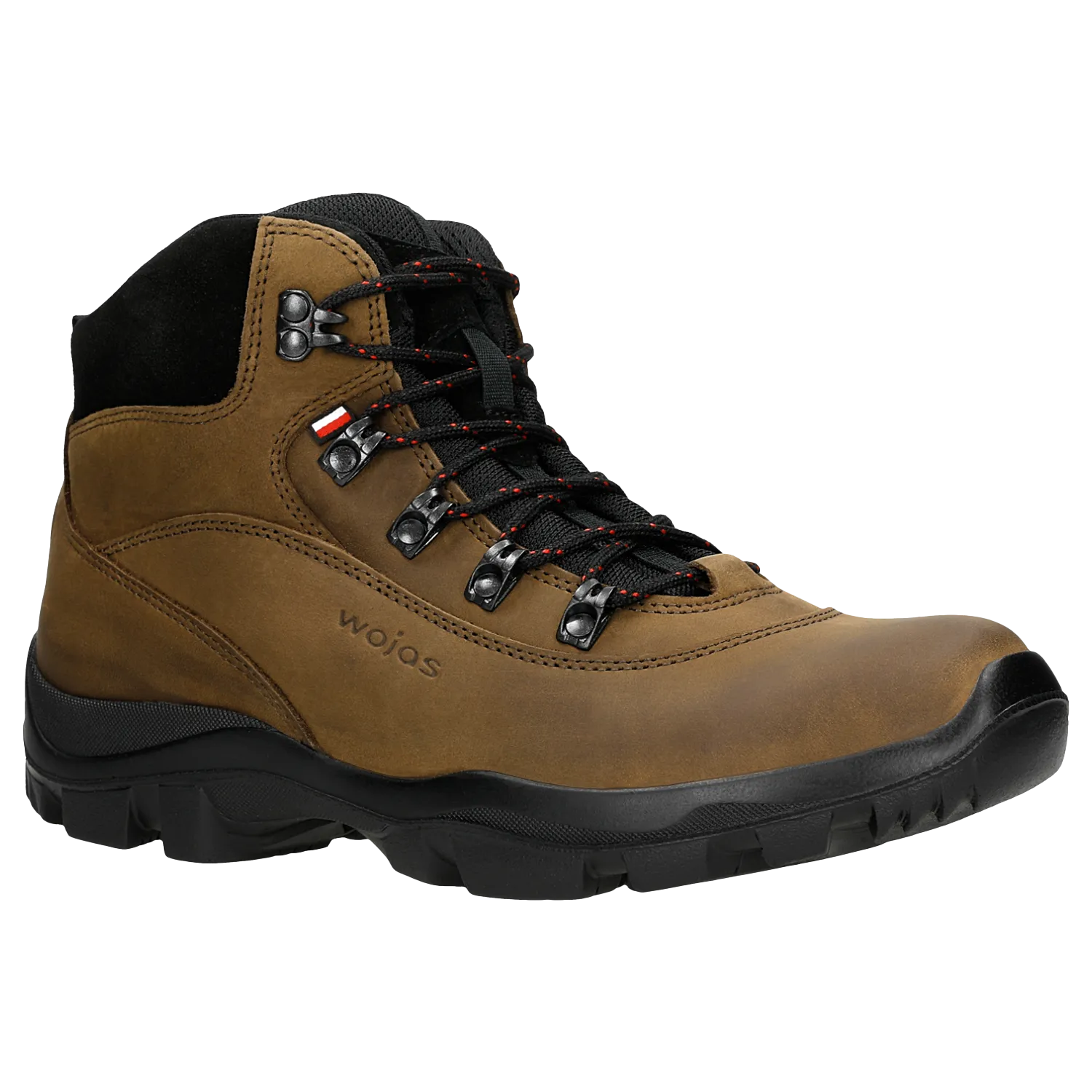 Wojas Brown Leather Trekking Ankle Boots | 2402792