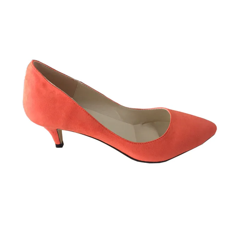 Women's Fashion Suede Stiletto Heel Shoes