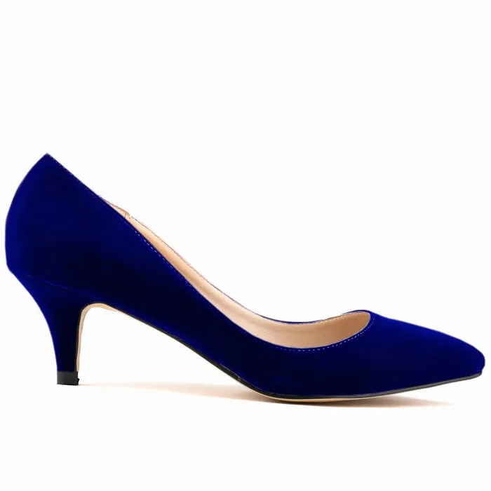 Women's Fashion Suede Stiletto Heel Shoes