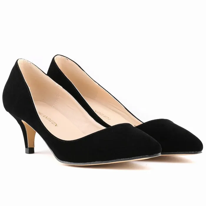 Women's Fashion Suede Stiletto Heel Shoes