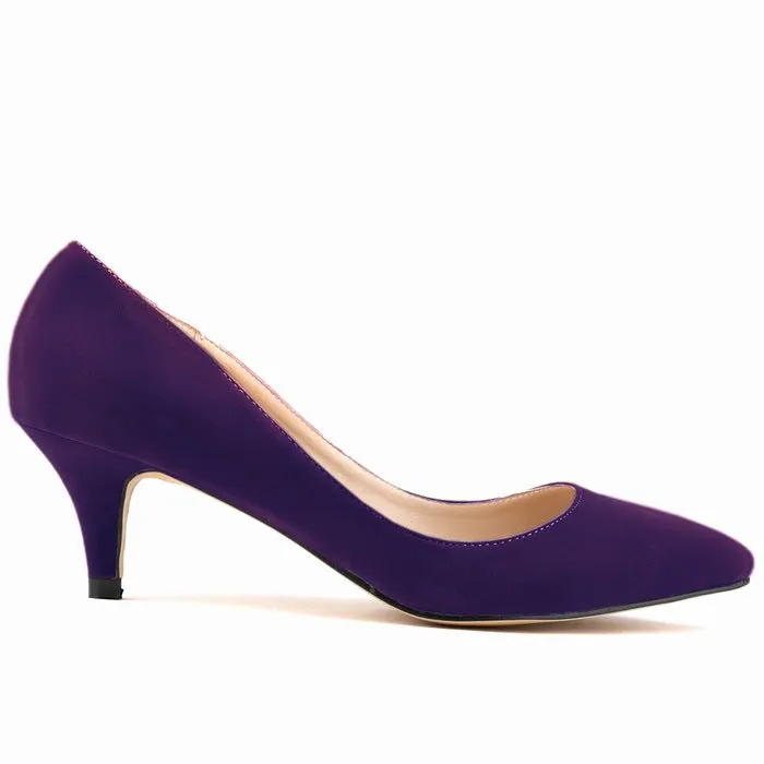 Women's Fashion Suede Stiletto Heel Shoes