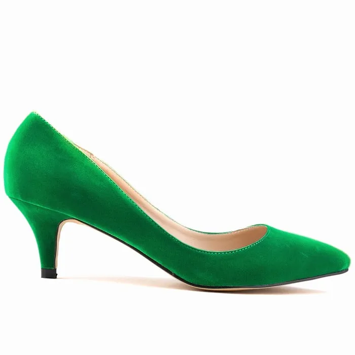 Women's Fashion Suede Stiletto Heel Shoes
