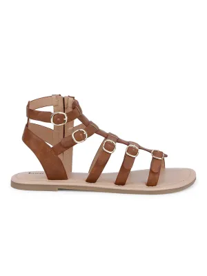 Women's Gladiator Tan Lightweight Sandals