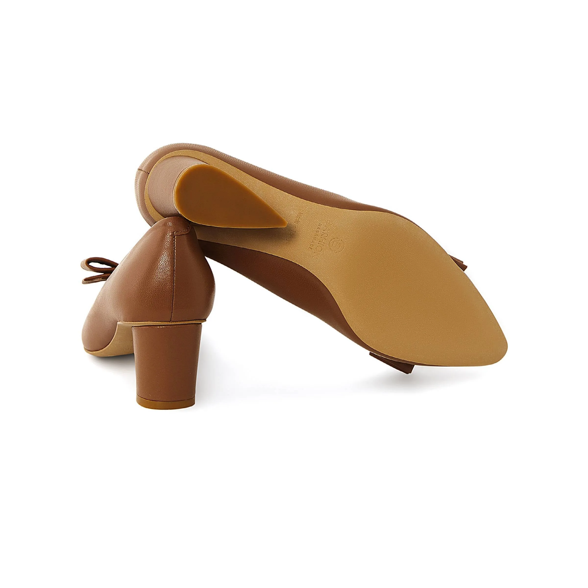 Women's Metisse Leather Handmade Stiletto W1005